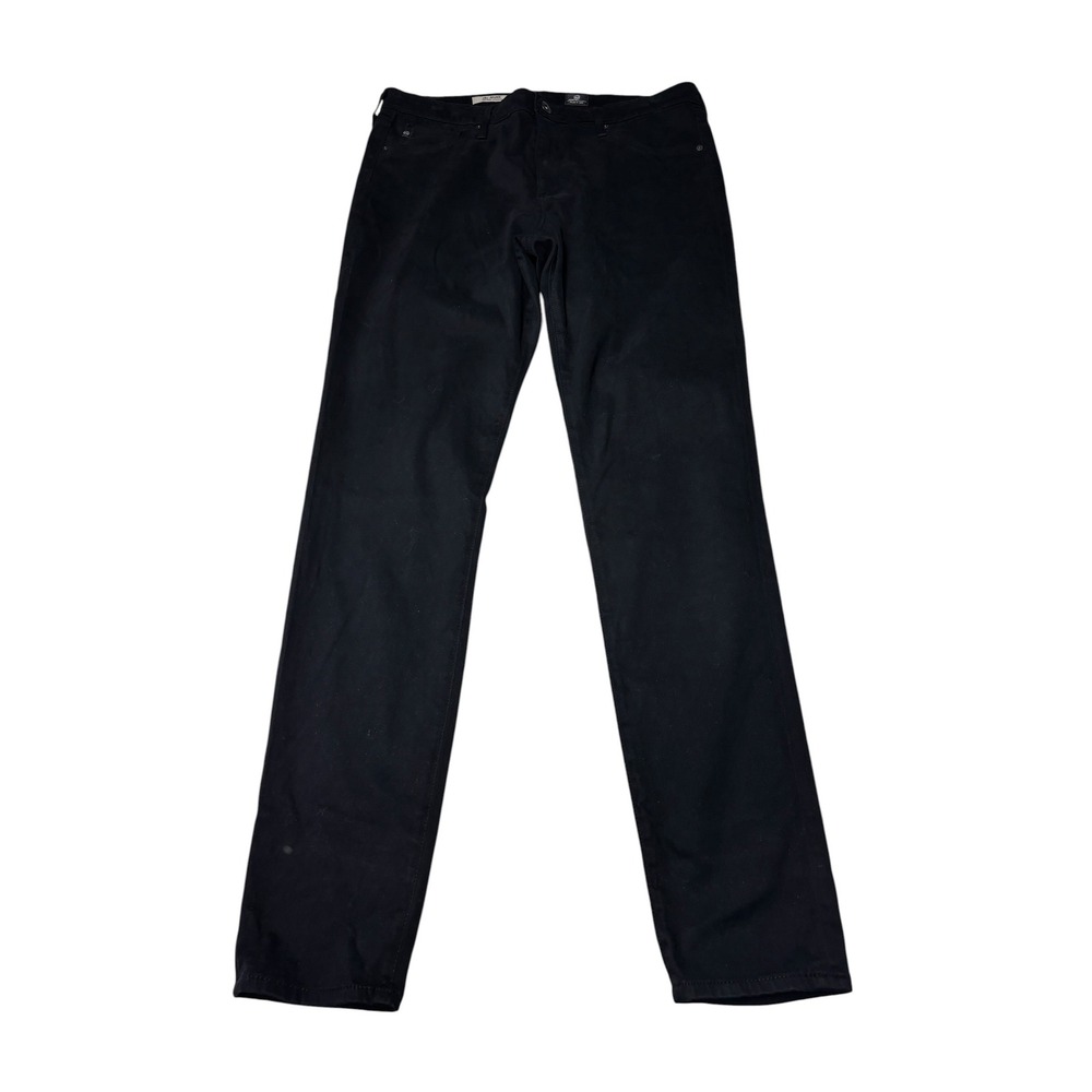 AG Adriano Goldschmied The Middi Mid-Rise Legging Jeans Black 32R L32 Made USA‎